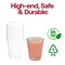 Crystal Clear Round Plastic Disposable Party Cups - 8 oz. (500 Cups)